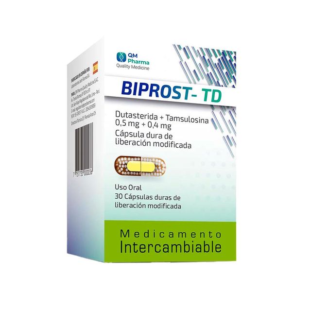TAMSULOSINA+DUTASTERIDA: BIPROST TD X 30 CAPSULAS – Precio - OpenMed